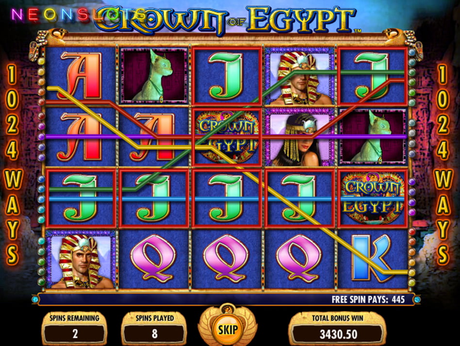 Crown of Egypt slot game