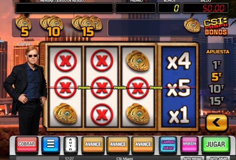CSI: Miami screenplay CSI: Miami slot game