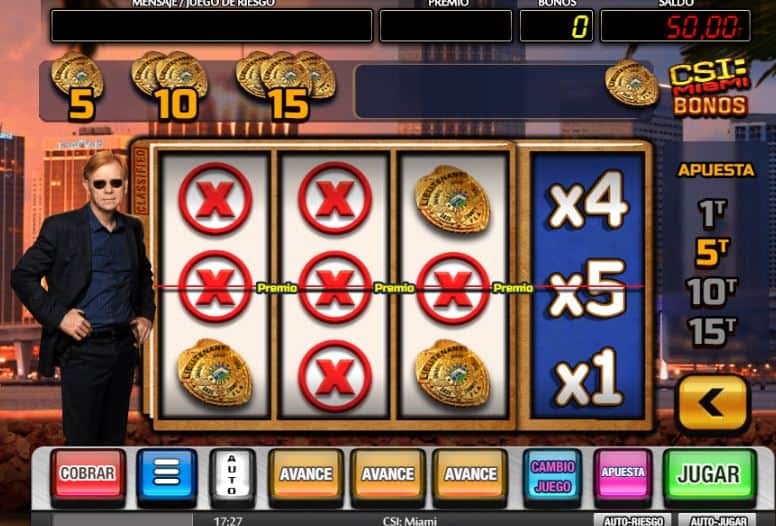 CSI: Miami slot game