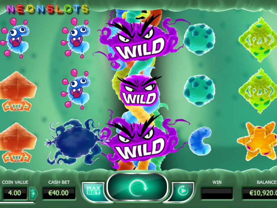 Cyrus the Virus slot game