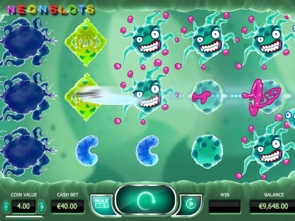 Cyrus the Virus slot game