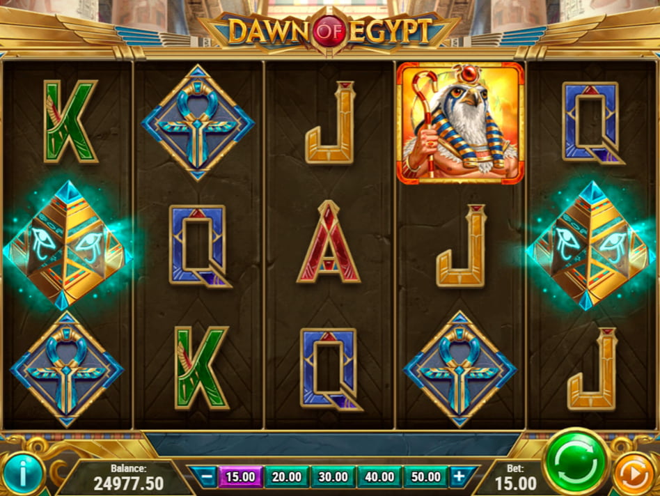 Dawn of Egypt screenplay Dawn of Egypt slot game
