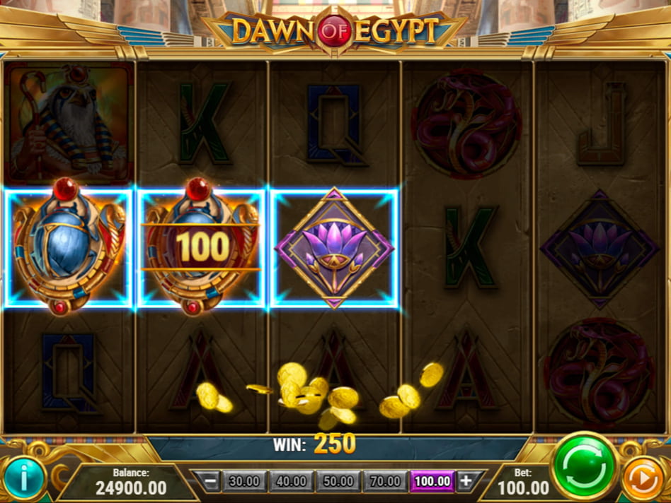 Dawn of Egypt screenplay Dawn of Egypt slot game