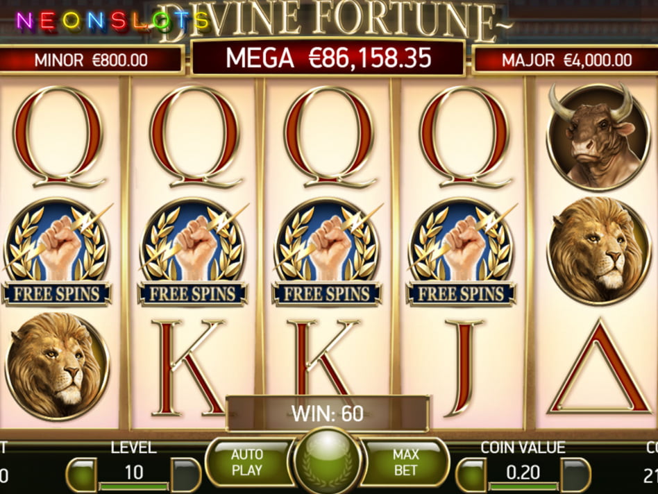 Divine Fortune screenplay Divine Fortune slot game