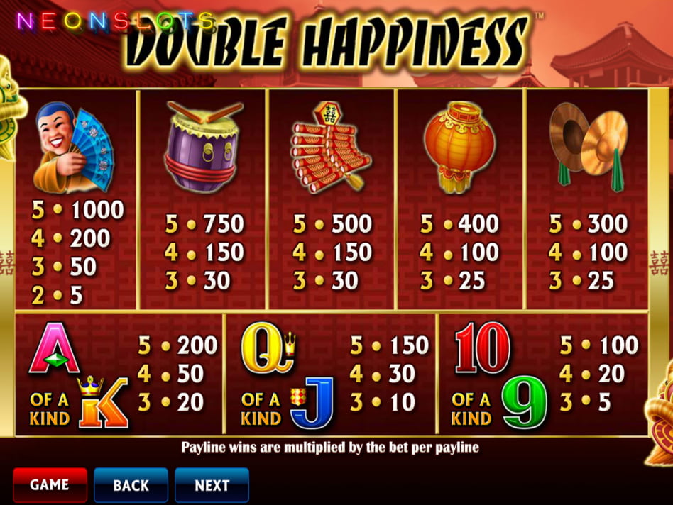 Double Happiness slot game