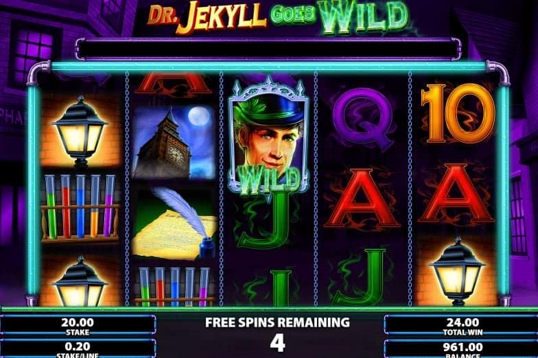 Dr. Jekyll Goes Wild screenplay Dr. Jekyll Goes Wild slot game