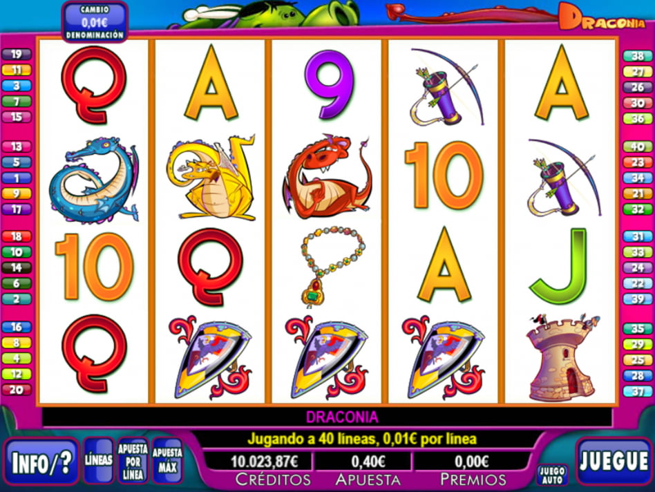 Draconia screenplay Draconia slot game
