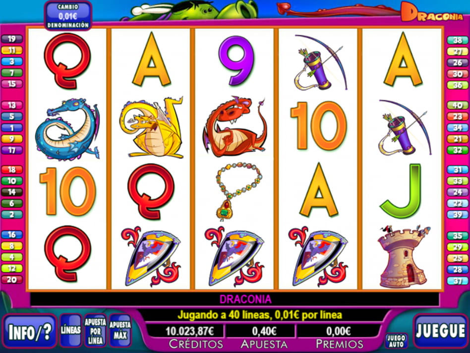 Draconia slot game