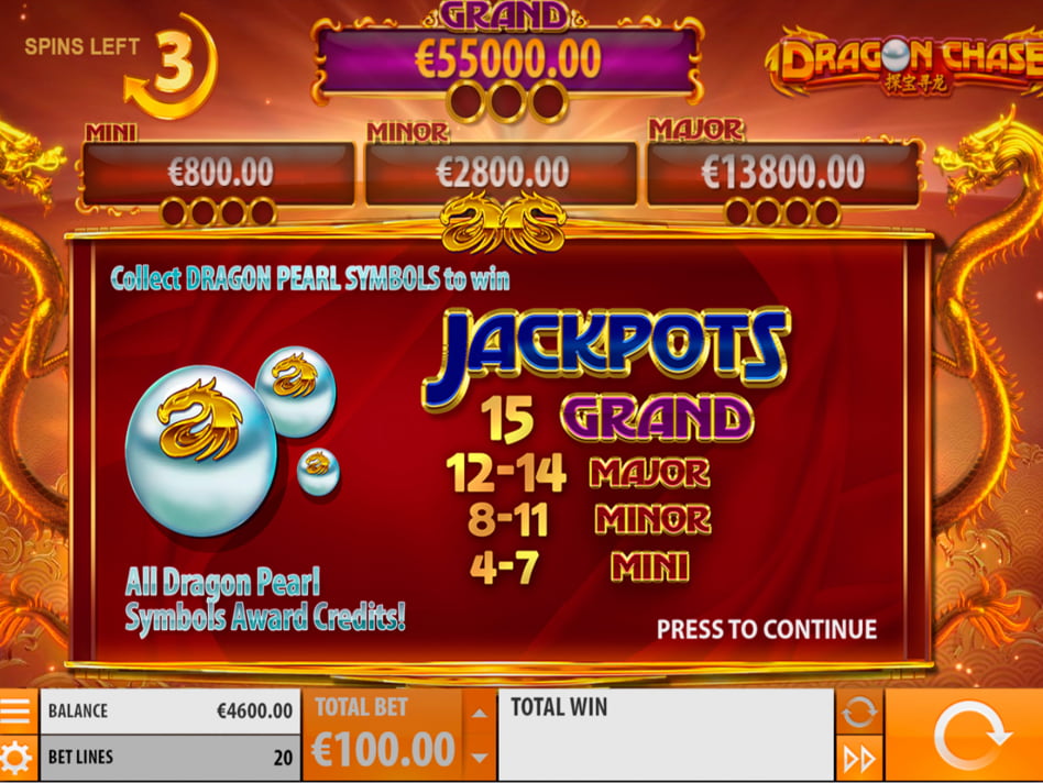 Dragon Chase screenplay Dragon Chase slot game