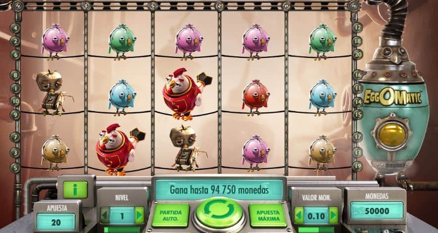 Eggomatic slot game