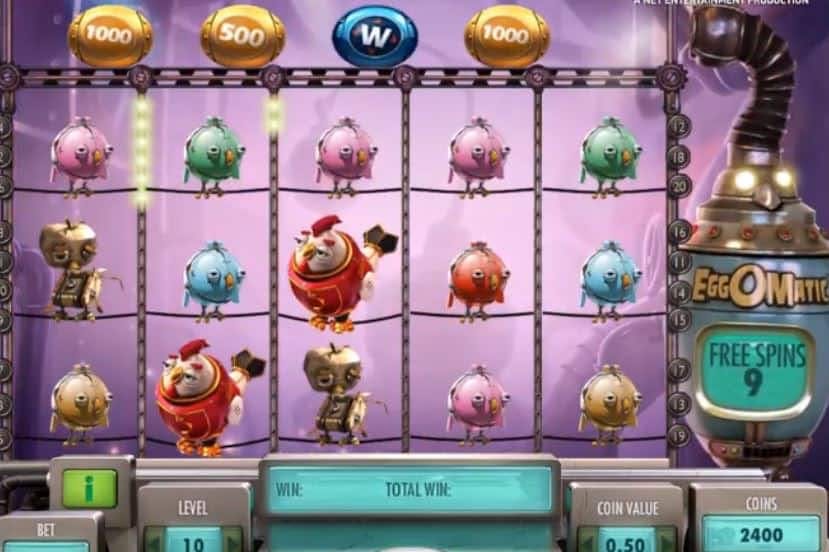 Eggomatic slot game