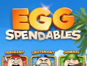 Eggspendables slot game