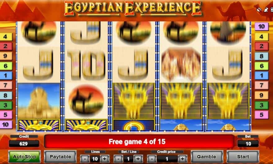 Egyptian Experience screenplay Egyptian Experience slot game