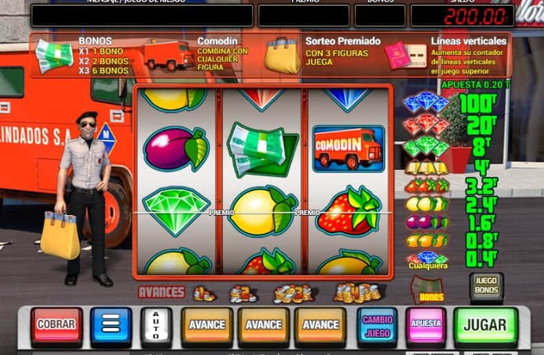 El Dioni screenplay El Dioni slot game