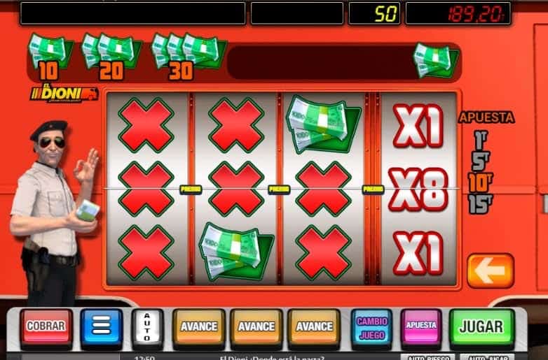 El Dioni screenplay El Dioni slot game