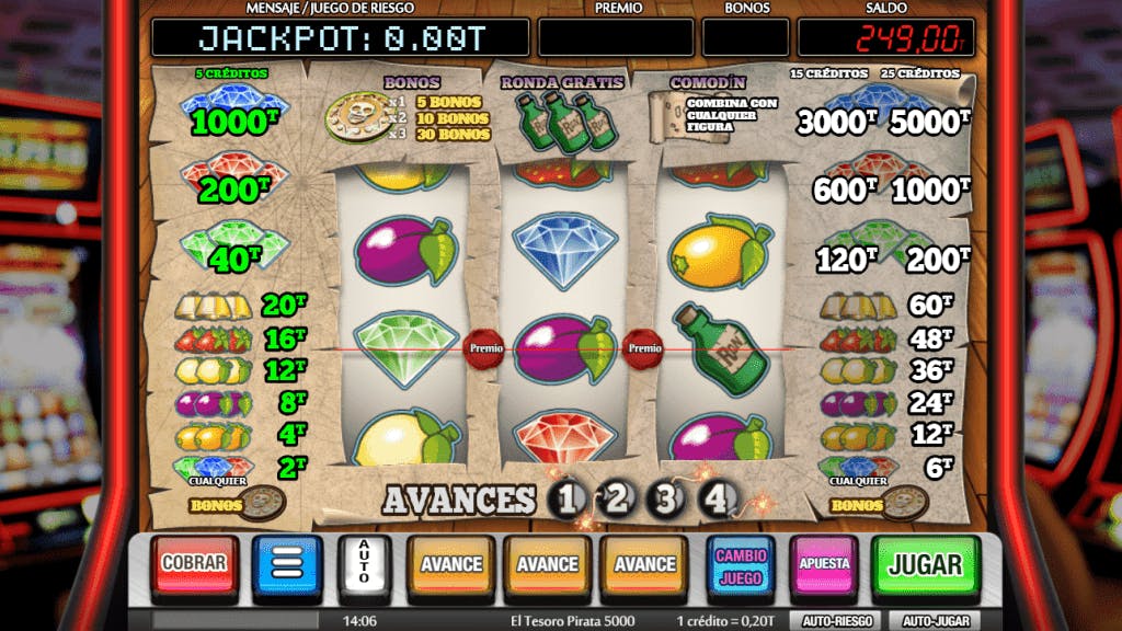 El Tesoro Pirata 5000 screenplay El Tesoro Pirata 5000 slot game