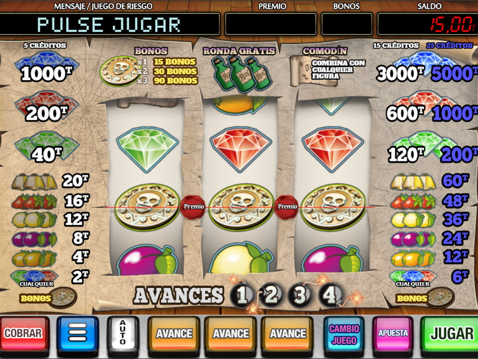 El Tesoro Pirata slot game