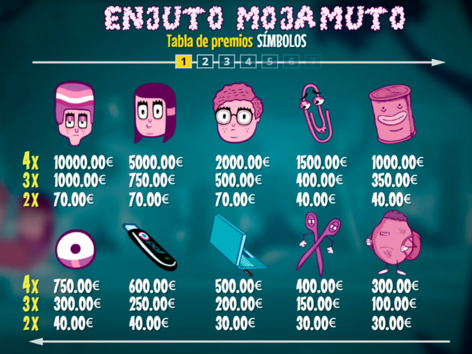 Enjuto Mojamuto slot game