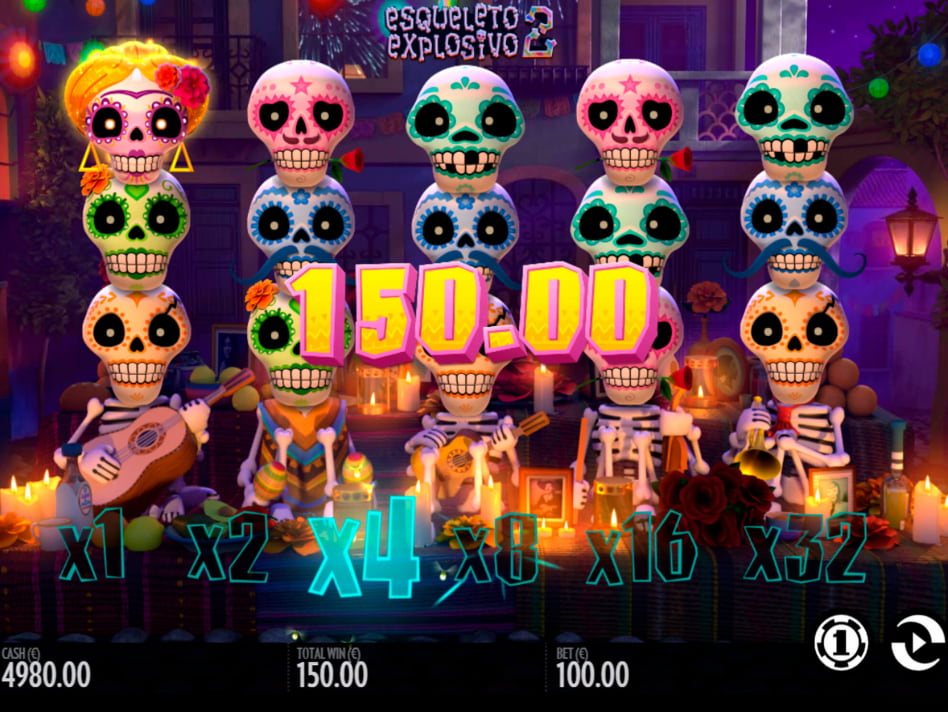 Esqueleto Explosivo 2 slot game