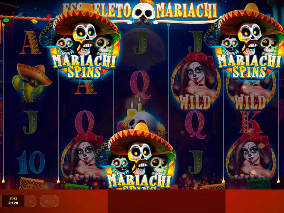 Esqueleto Mariachi slot game