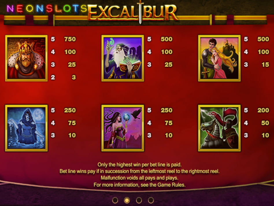 Excalibur's Choice slot game