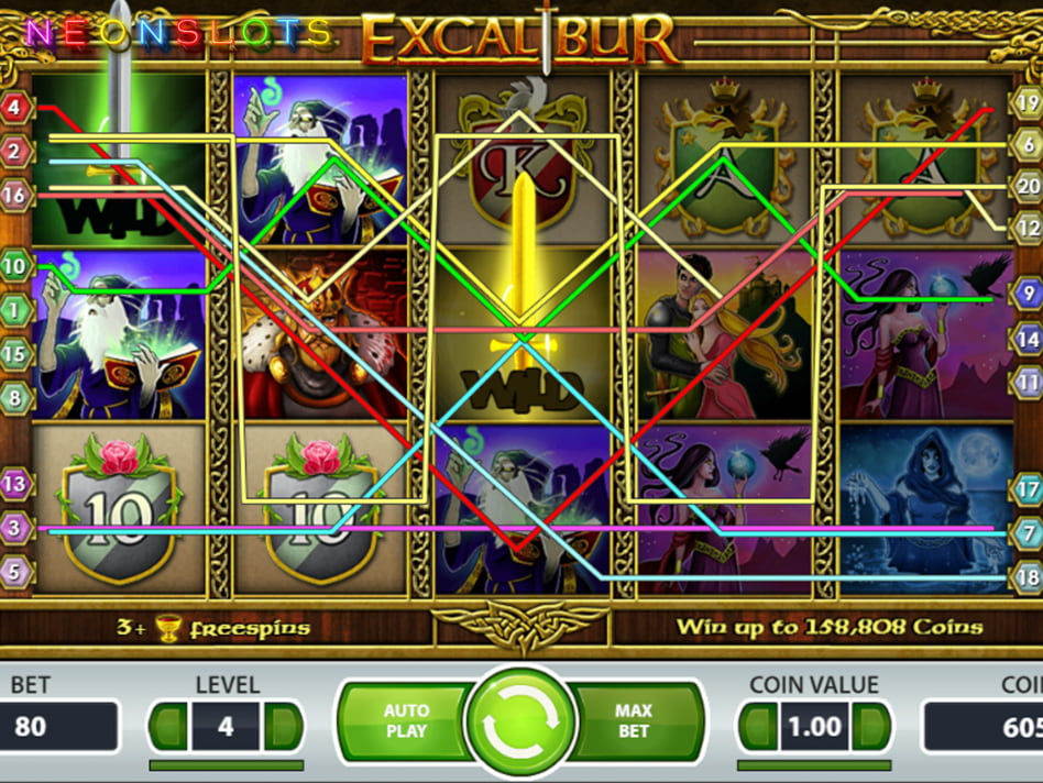 Excalibur's Choice slot game