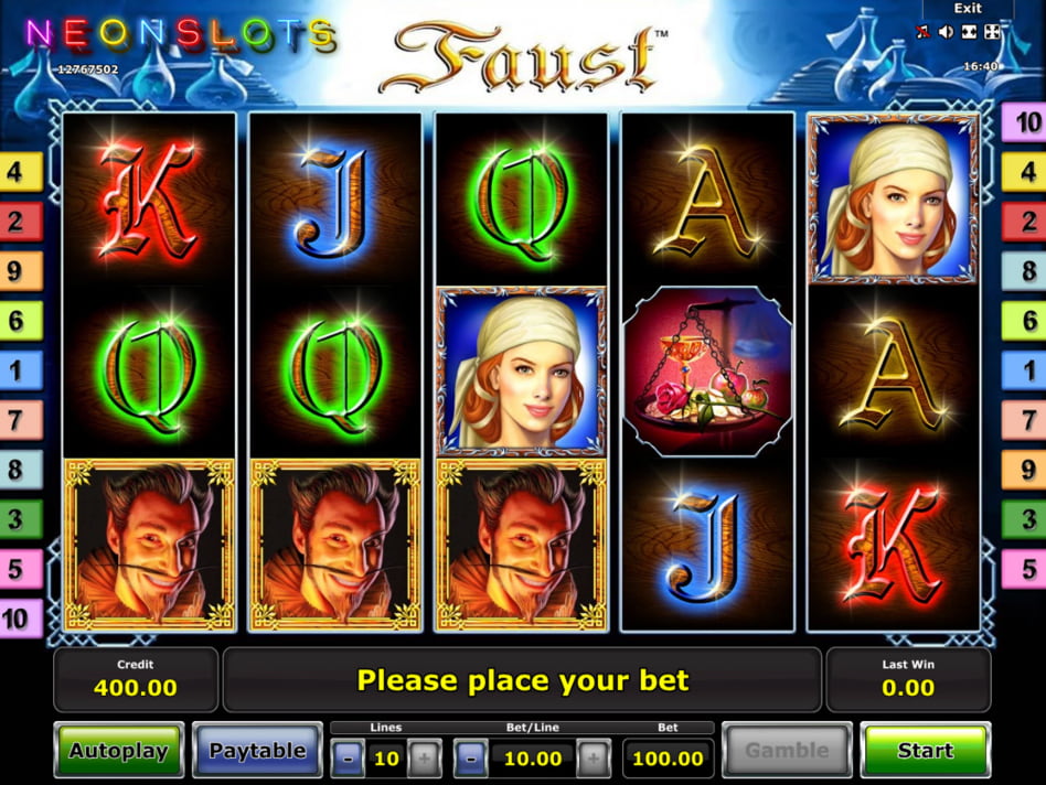 Faust slot game