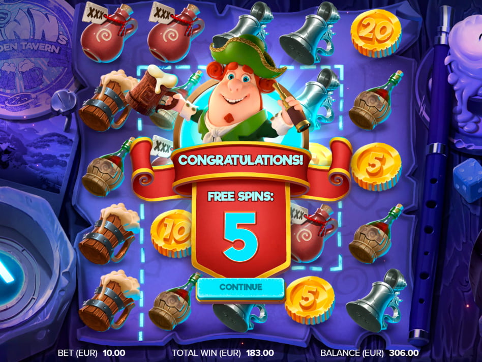 Finn's Golden Tavern screenplay Finn's Golden Tavern slot game
