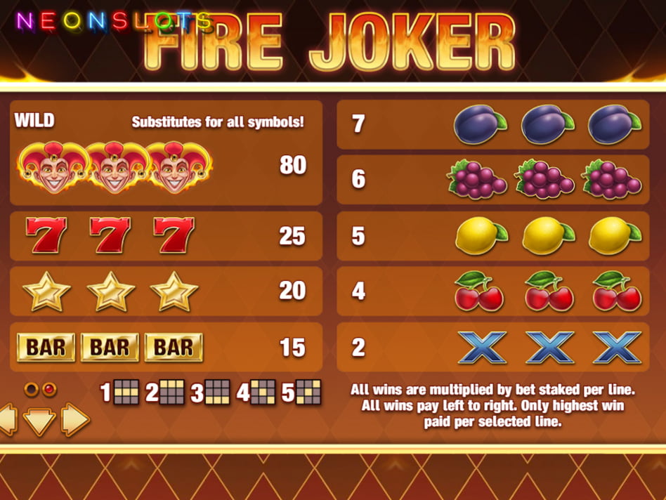 Fire Joker slot game
