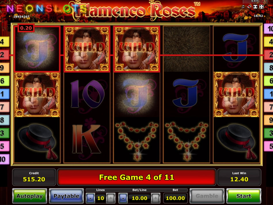 Flamenco Roses slot game