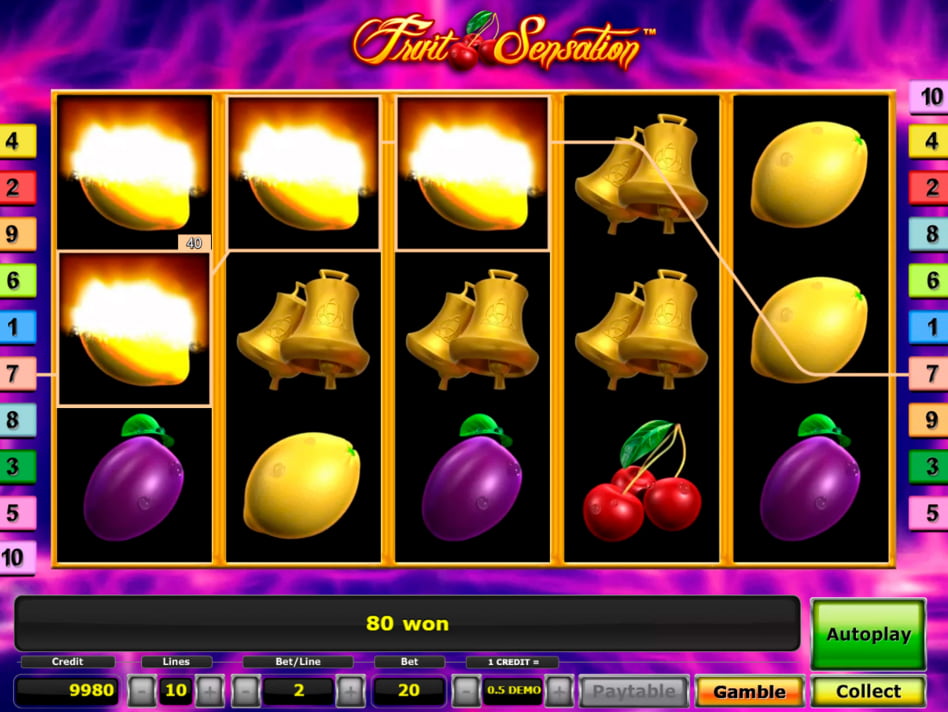 Fruit Sensation slot game