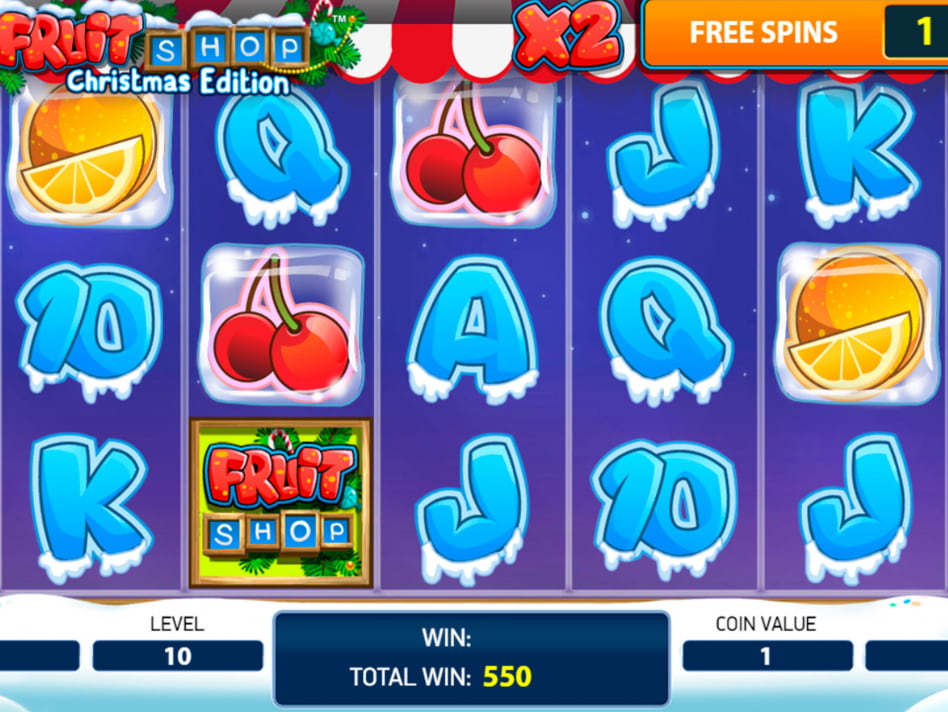 Fruit Shop Christmas Edition slot game