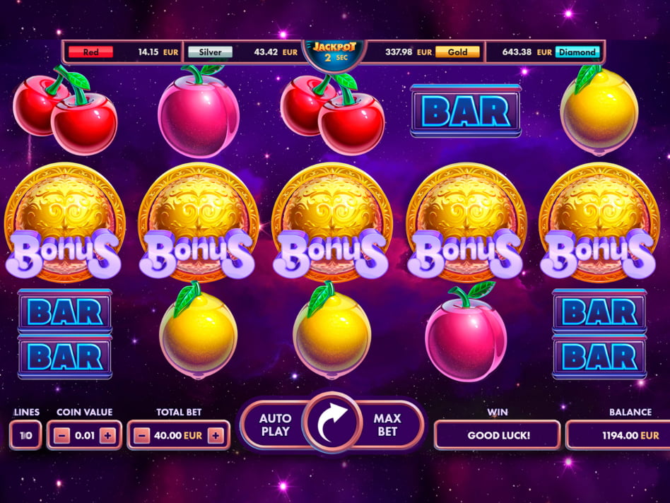 Fruits & 777's slot game