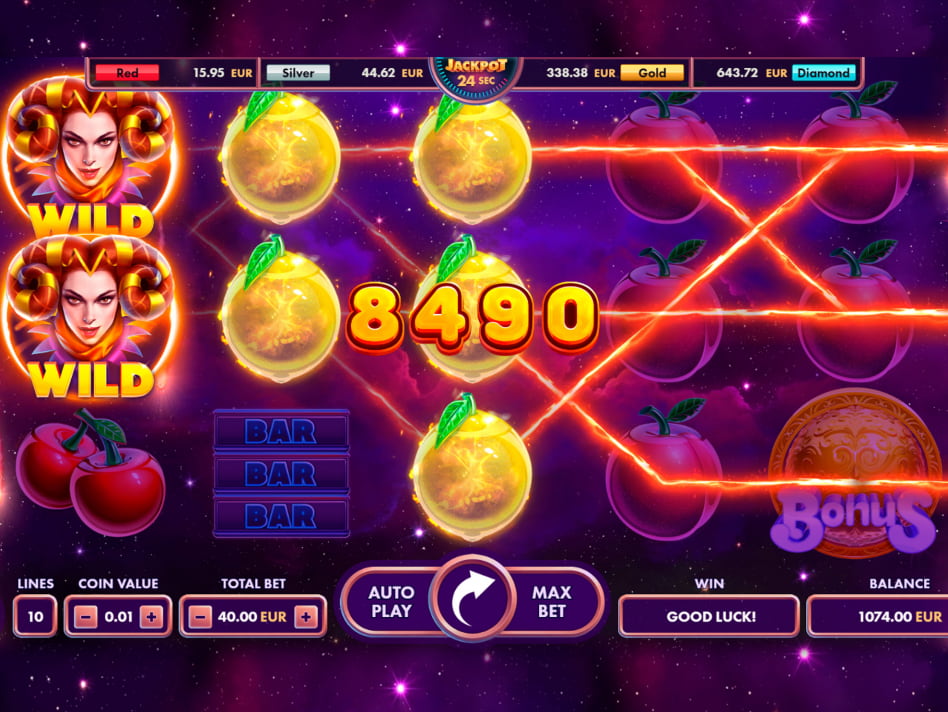 Fruits & 777's slot game