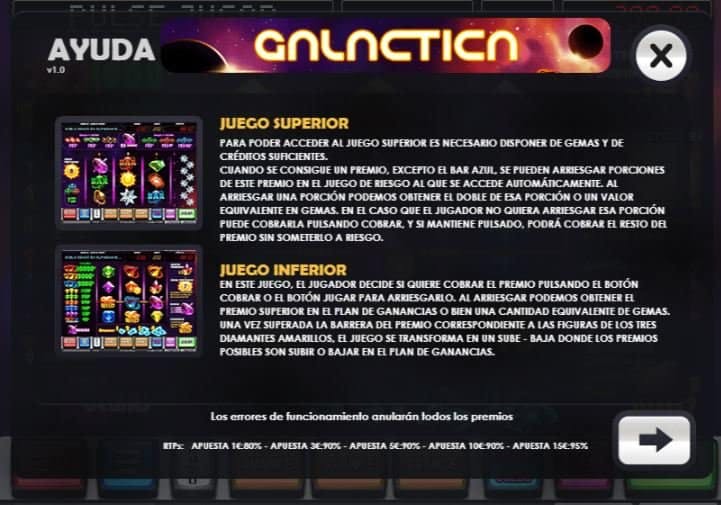 Galactica slot game