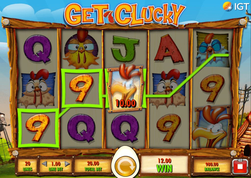 Get Clucky screenplay Get Clucky slot game