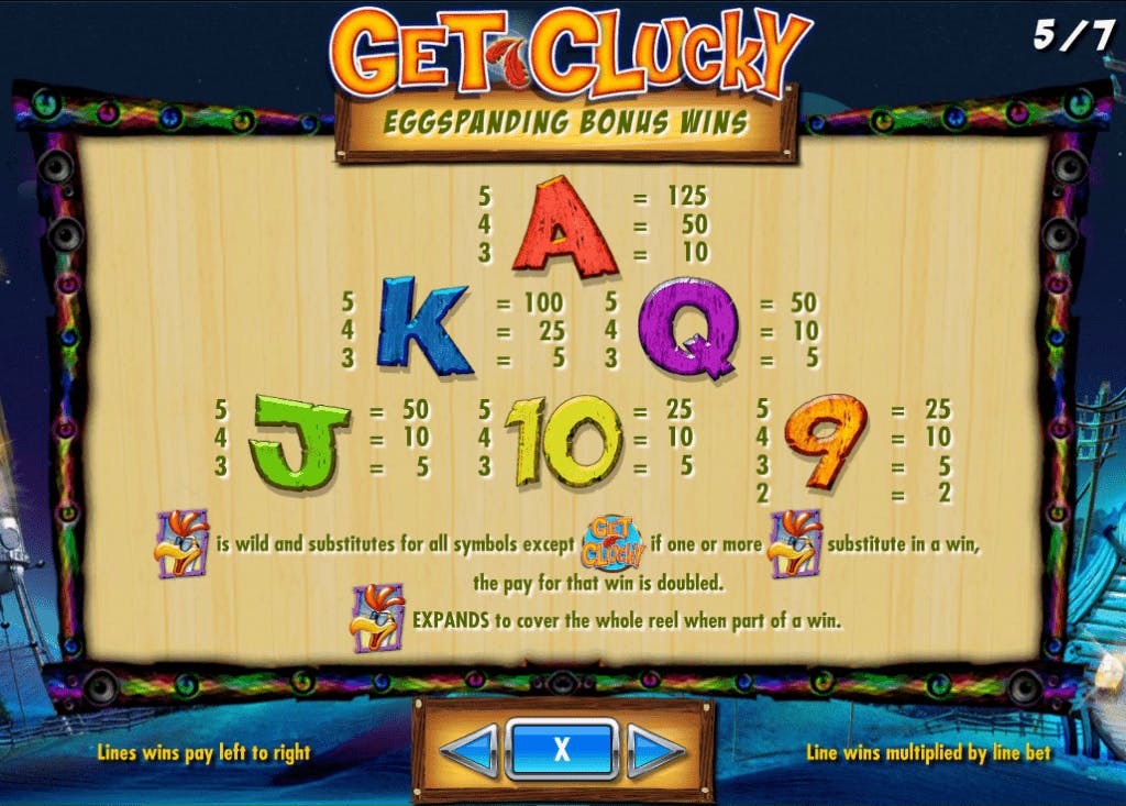 Get Clucky screenplay Get Clucky slot game