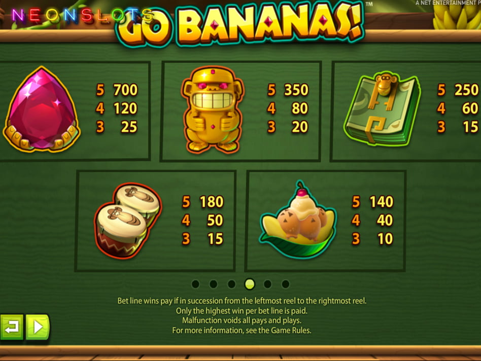 Go Bananas slot game