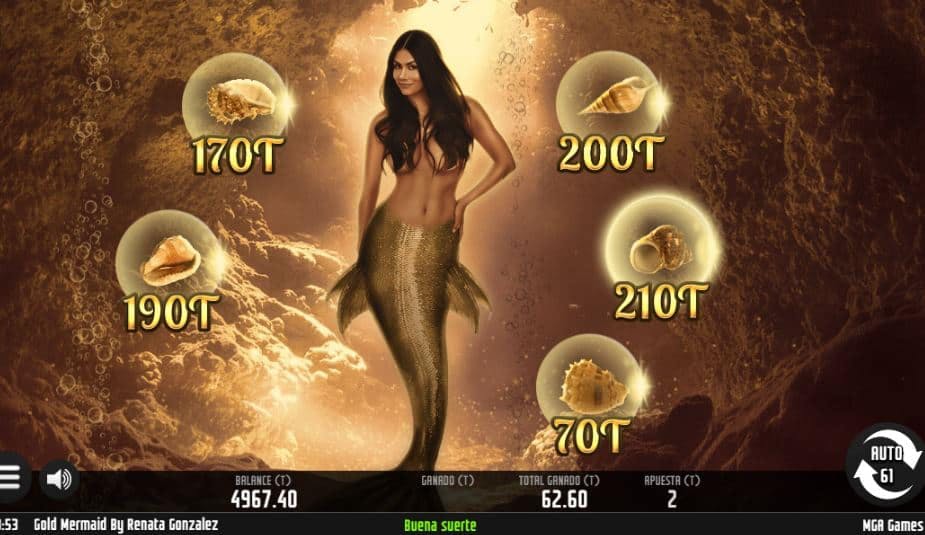 Gold Mermaid Renata Gonzales slot game