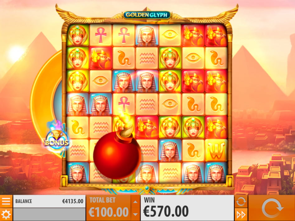 Golden Glyph screenplay Golden Glyph slot game