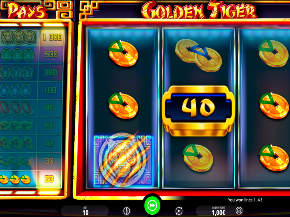Golden Tiger screenplay Golden Tiger slot game