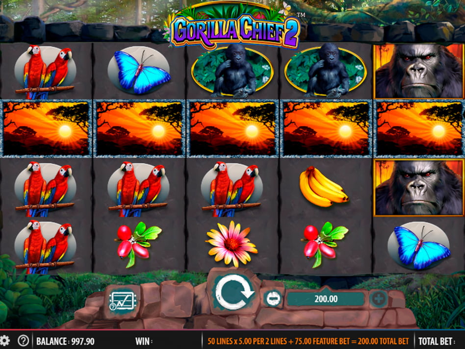 Gorilla Chief 2 screenplay Gorilla Chief 2 slot game