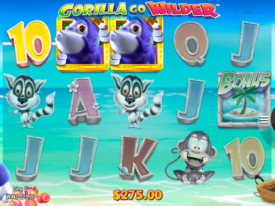Gorilla Go Wilder screenplay Gorilla Go Wilder slot game