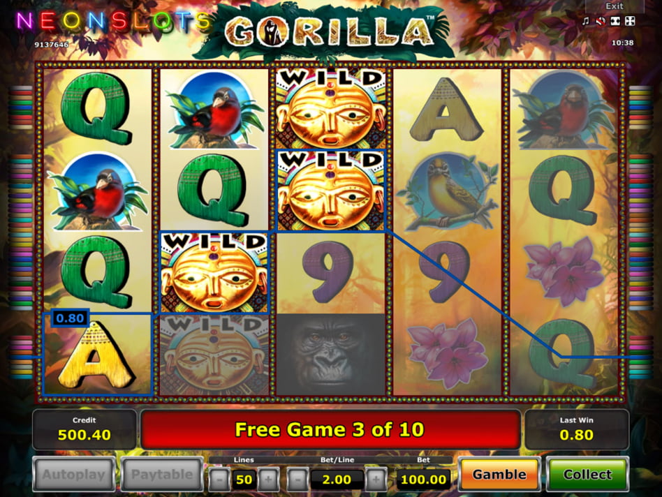 Gorilla screenplay Gorilla slot game