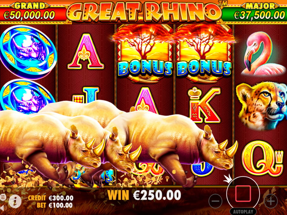 Great Rhino slot game