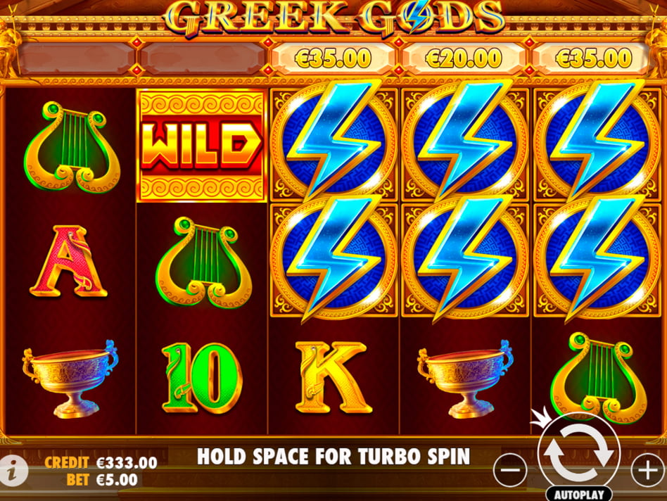Greek Gods screenplay Greek Gods slot game