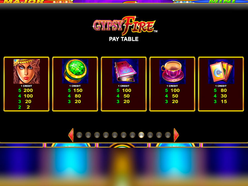 Gypsy slot game