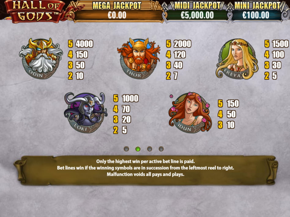 Hall of Gods slot game