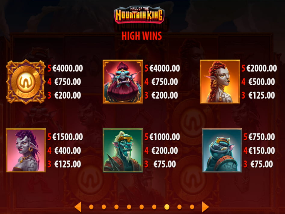 Hall of the Mountain King slot game