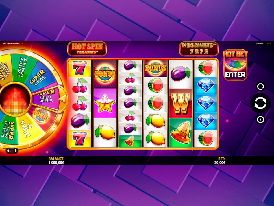 Hot Spin Megaways slot game